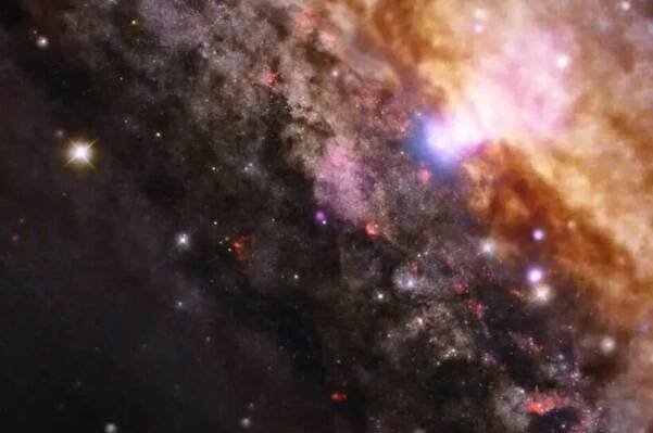 Astronomové najdou jedinečný rozhlasový maják v Galaxy NGC 4945