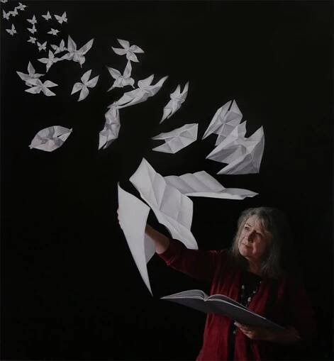 Portrait of Noni Hazlehurst by Jaq Grantford