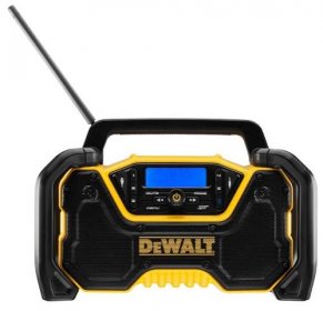 Dewalt Rádio DCR029-QW sí ́tové 230V a aku 10,8 - 18 V, USB, Bluetooth, bez baterie