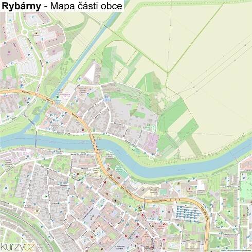 Rybárny - mapy | Kurzy.cz