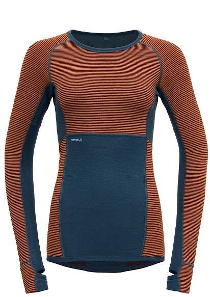 Termoprádlo DEVOLD Tuvegga Merino Shirt Woman 250g/190g, Flame, L