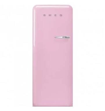 Smeg FAB28LPK6 retro chladnička růžová