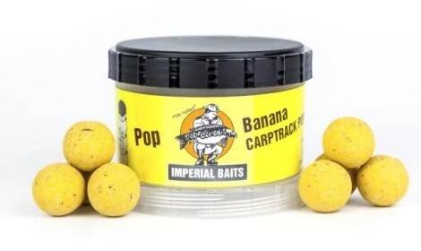 IMPERIAL BAITS - Plovoucí boilies Carptrack Pop-up Banana 16 mm 65 g