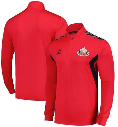 Sunderland Hummel Training Half Zip - Red