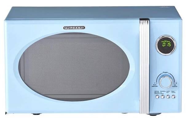 Retro mikrovlnná trouba Schneider MW 823G LB modrá