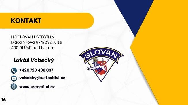 Staňte se partnery Ústeckých Lvů | HC Slovan Ústí nad Labem