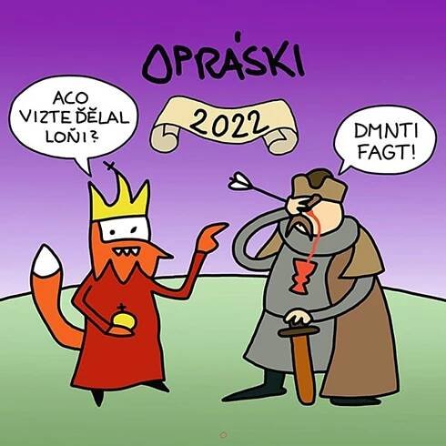Opráski - nástěnný kalendář 2022