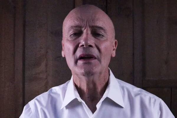 Creed Bratton in the 'Psycho Prelude' music video