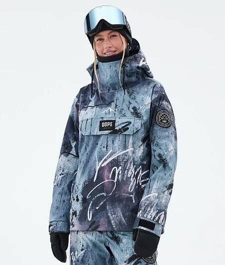 Dope Blizzard W Bunda na Snowboard Dámské Punk Blue
