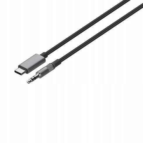 Kabel USB C AUX Adaptér Mini Jack 3.5mm DLOUHÝ 1M do auta