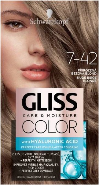 Barva na vlasy 7-42 přirozená béžová blond
