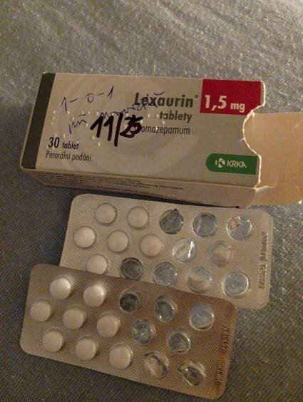Lexaurin 1,5mg-lék na sklidneni - undefined