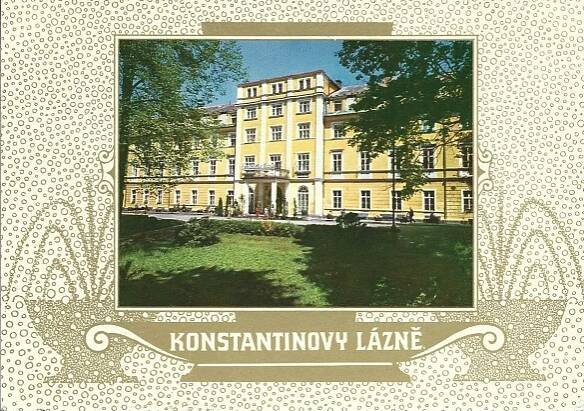 KONSTANTINOVY LÁZNĚ - Pohlednice místopis