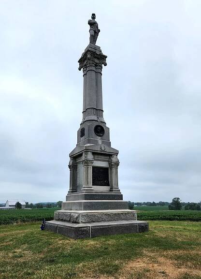 Michigan Monuments at Gettysburg National Military Park - Where To Find Them - Travel the Mitten