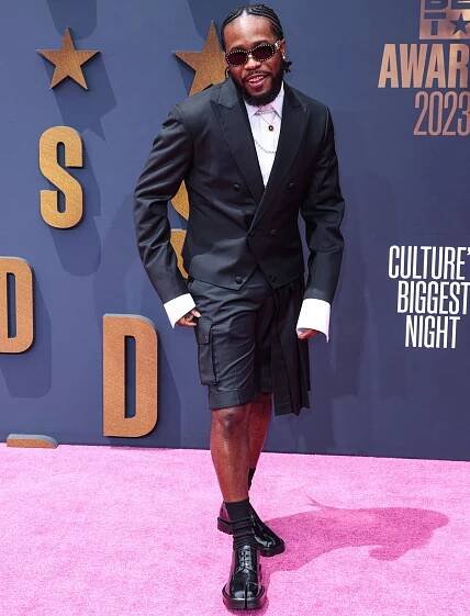 Shameik Moore at the 2023 BET Awards