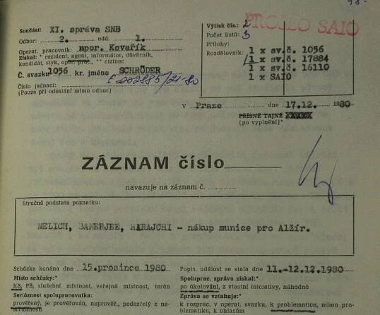 Přečtěte si, jak podle spisu StB obchodoval sponzor ČSSD se zbraněmi