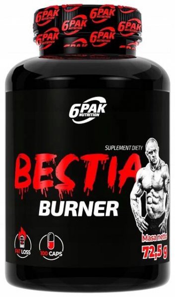 BALENÍ 6 KUSŮ Bestia Burner hubnutí 100 kapslí