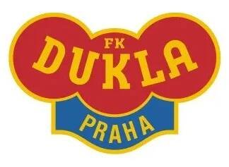FK Dukla Praha old (90 x 60,3) SAMOLEPKA NA AUTO, NÁLEPKA, FÓLIE, POLEP, TUNING, VLASTNÍ TEXT, TISK, AUTOSAMOLEPKY.cz, POLEPY, OBRÁZEK, LOGO, 3D STICKERS