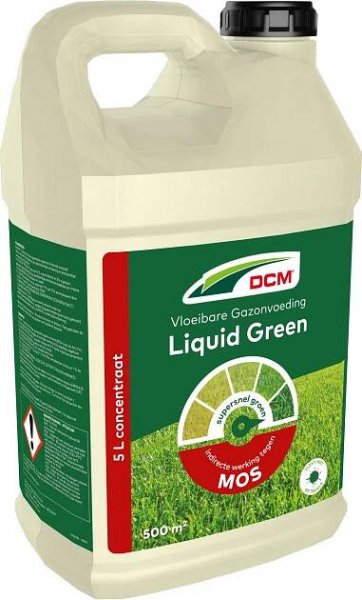 DCM Liquid Green 5L (500m²) - liquid lawn fertilizer with indirect action against moss