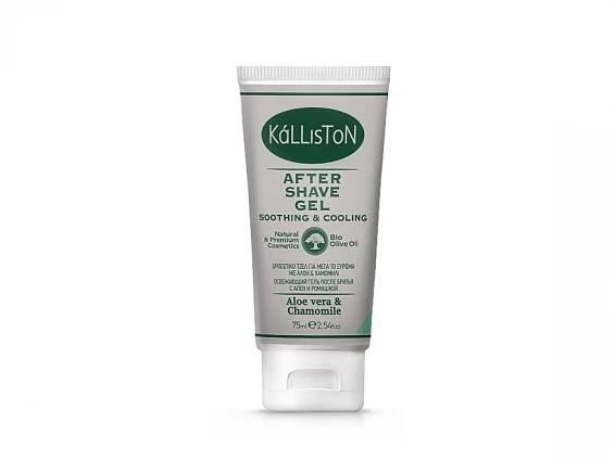 Zklidňující a chladivý gel po holení s aloe a heřmánkem Kalliston After Shave Gel Soothing And Cooling With Aloe And Chamomile