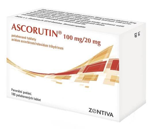 Ascorutin 100 potahovaných tablet