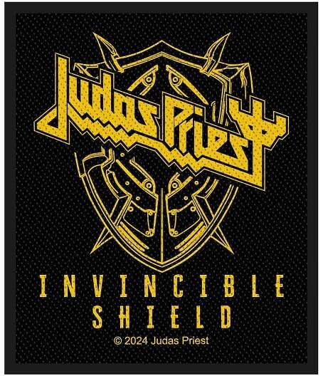 Judas Priest tkaná nášivka PES 100 x 50 mm, Invincible Shield