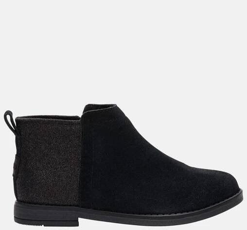 Dětské černé kotníkové boty TOMS Youth Deia