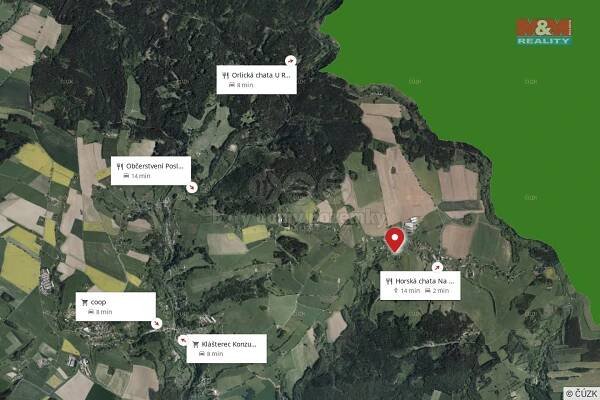 Prodej Pozemek, České Petrovice, okres Ústí nad Orlicí