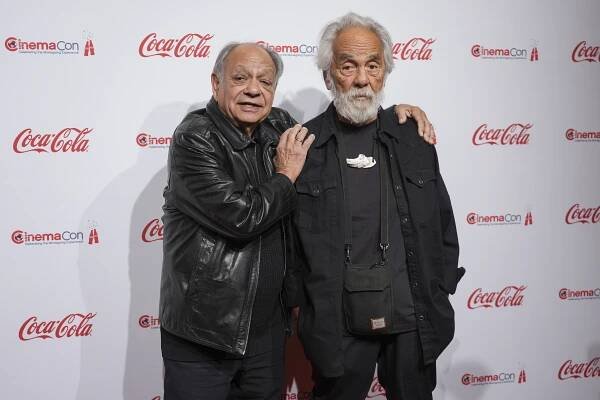 Cheech Marin and Tommy Chong at CinemaCon 2025