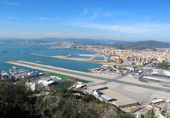 View of Gibraltar Airport
