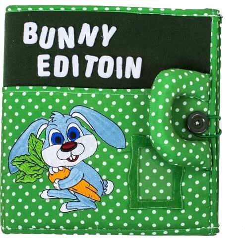 PIQIPI Interaktivní dětská knížka Quiet Book Rabbit