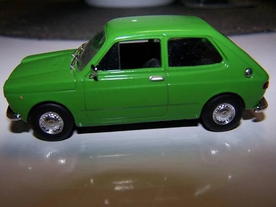 Fiat 127P 1/43 sbírka, dárek, model ne ABREX DE AGOSTINI - Modely automobilů