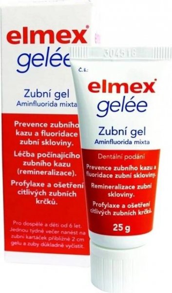 ELMEX GELÉE DNT 33,19MG/G+22,1MG/G DNT GEL 25G