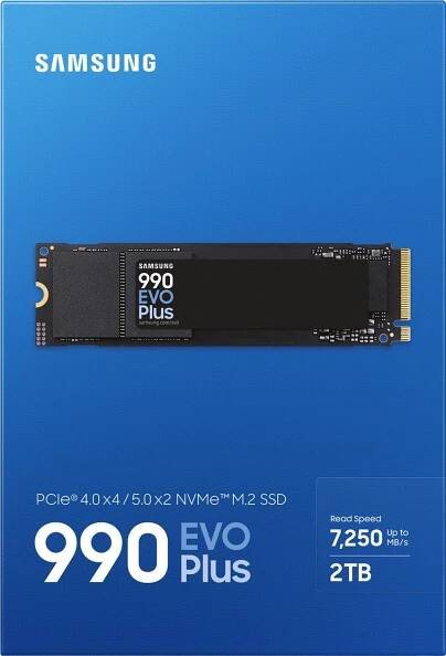 Samsung 990 EVO Plus/1TB/SSD/M.2 NVMe/Černá/5R