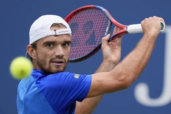 Fotogalerie: Tomáš Macháč ve třetím kole US Open