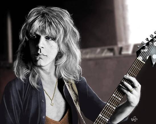 Randy Rhoads Caricature