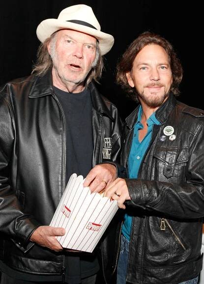 Eddie Vedder and Neil Young