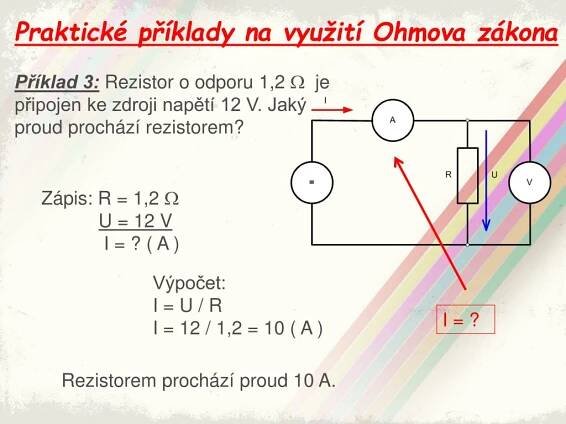 PPT - Elektrické jevy II. Ohmův zákon, řazení R v obvodech PowerPoint Presentation - ID:5811490