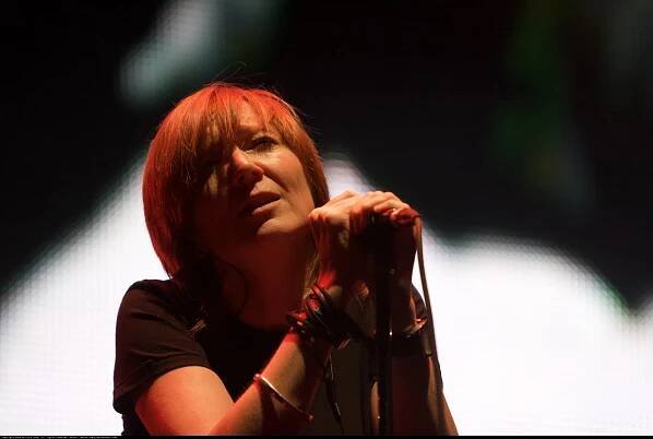 Red-Haired Woman at Coachella
