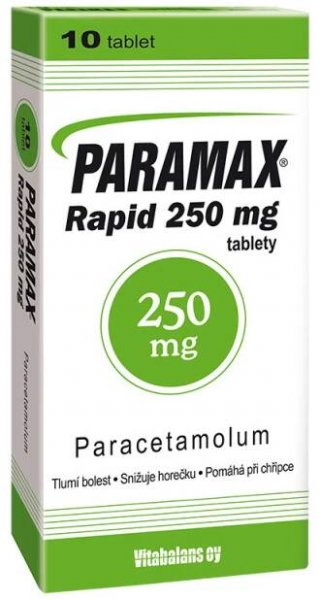 PARAMAX Rapid 250 mg 10 tablet