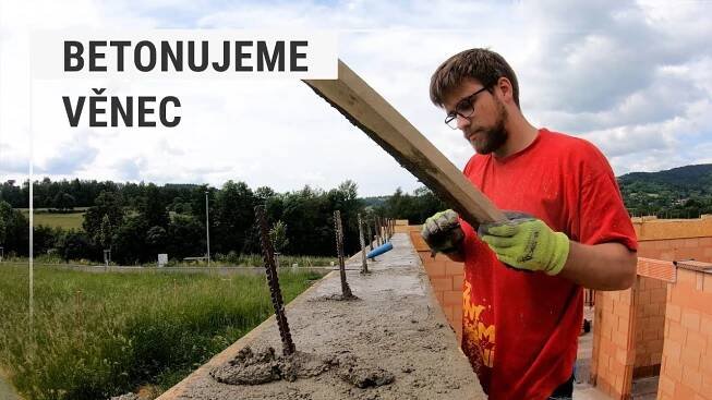 Betonáž věnce