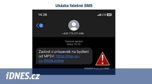 MPSV varovalo před falešnými SMS zprávami a e-maily, lákají na finanční pomoc - iDNES.cz