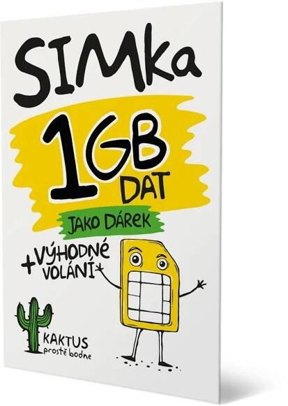 T-Mobile KAKTUS SIM karta 100 Kč kredit