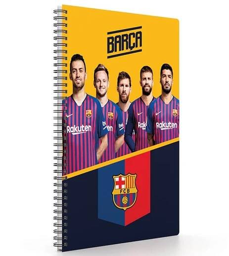 Spirálový blok A4 FC Barcelona