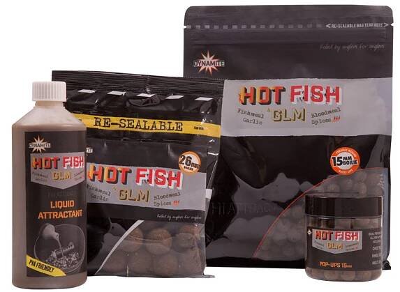 Boilie DYNAMITE BAITS Hot Fish & GLM