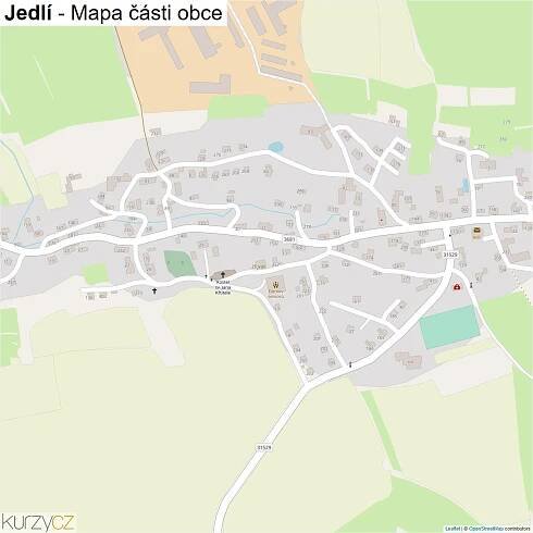 Jedlí - mapy | Kurzy.cz