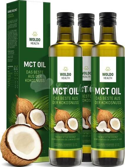 MCT oil kokosový (3x500ml) - WoldoHealth® - Oleje a tuky - Suroviny - Svět cukrářů