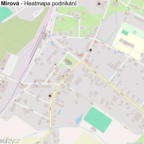 Mírová - mapy | Kurzy.cz