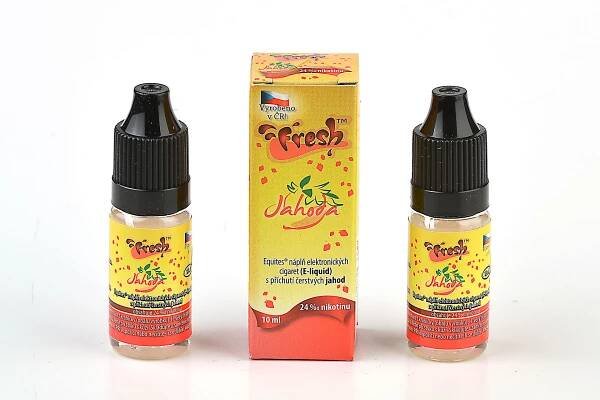 E-liquid ovocný Fresh - Jahoda 10ml | Equites e-shop - Equites e-shop, produkty Equites Electronics. České e-liquidy, český