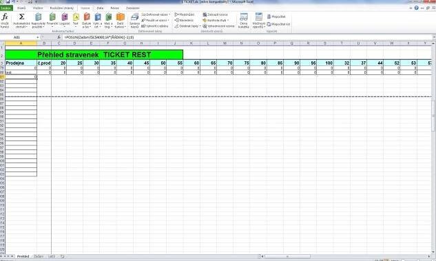 Excel - kopírování vzorců - poradna.net